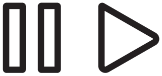 HI5-symbool pause-start